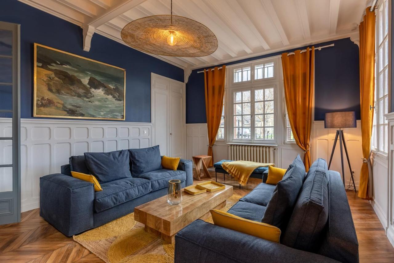Le Manoir Des Embruns 14P - Location N1- Terrace- Public Parking 2 Min Villa Honfleur Kültér fotó